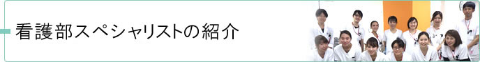 看護部スペシャリストの紹介